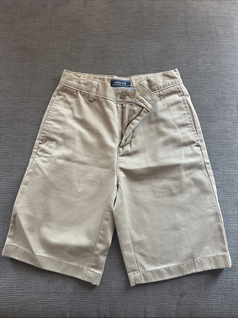 Lands' End school uniform 100% Cotton Shorts, size 12S